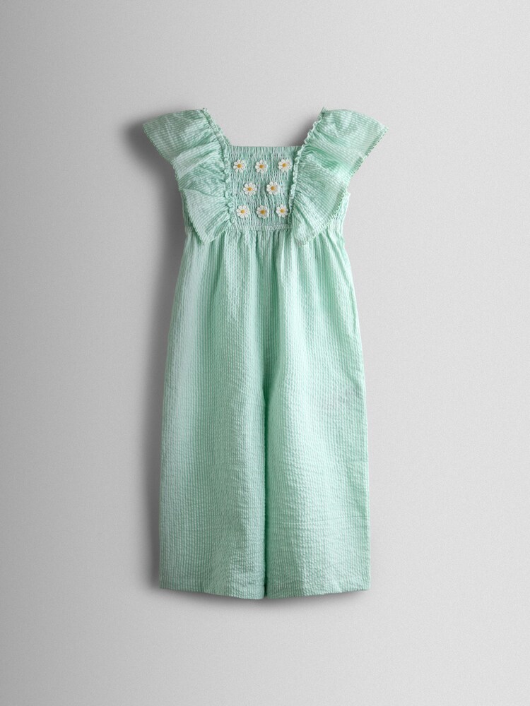 JoJo Maman Bébé Blue Jumpsuit - Image 1 of 3