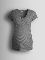 JoJo Maman Bébé True Black 2-Pack Maternity And Nursing T-Shirts - Image 10 of 11