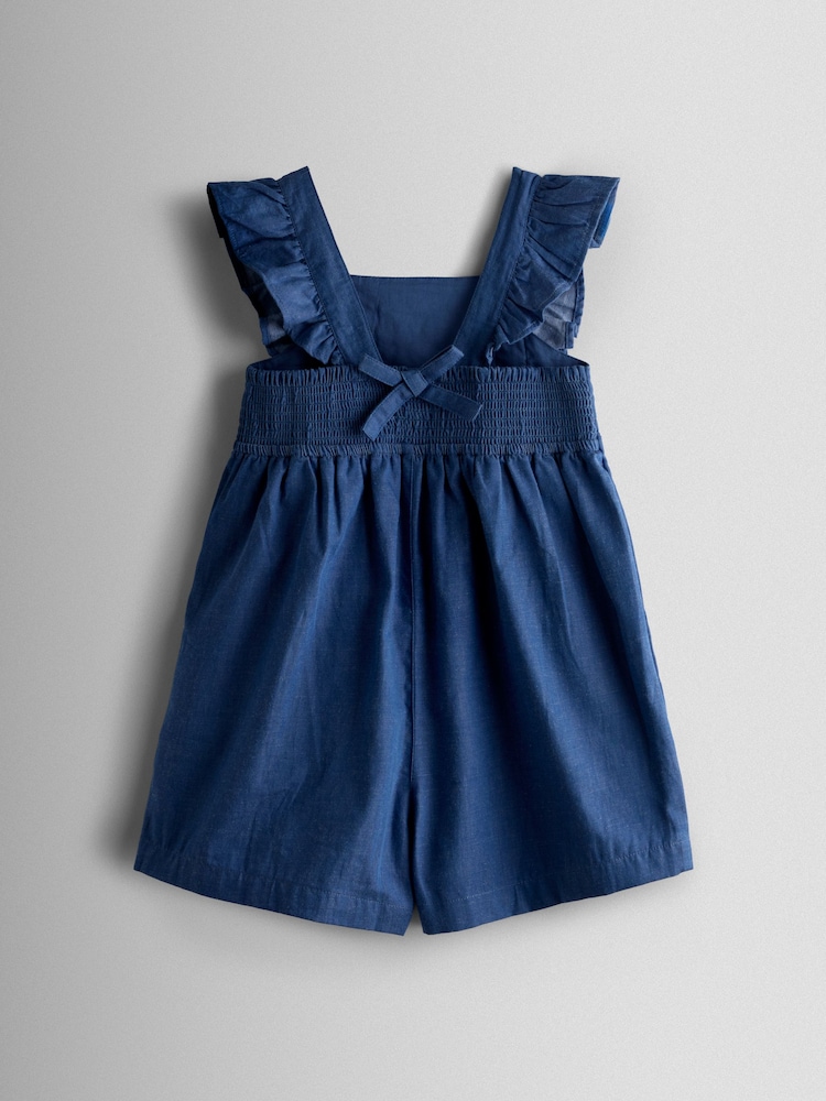 JoJo Maman Bébé Blue Jumpsuit - Image 2 of 3