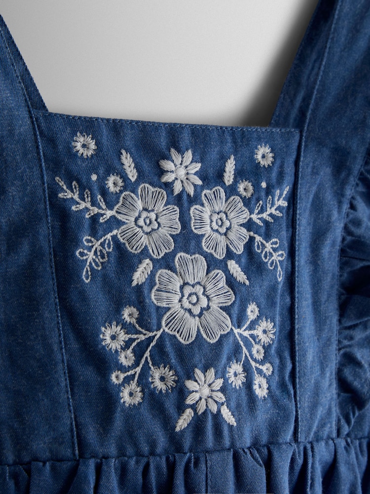 JoJo Maman Bébé Blue Jumpsuit - Image 3 of 3