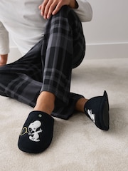 Black/White Guinness Towelling Mule Slippers - Image 2 of 2