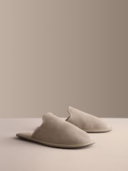 Taupe - 시그니처 가죽 뮬 슬리퍼 - 8의 이미지 2