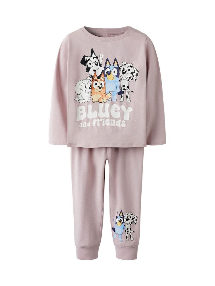 Name It Purple Bluey Top And Trousers Pyjamas Set - Image 1 of 4 Name It Purple Bluey Top And Trousers Pyjamas Set - Image 1 of 4