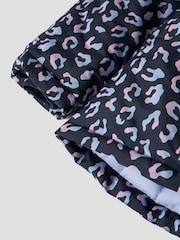 Name It Blue Water Repellent Leopard Padded Coat - Image 3 of 4