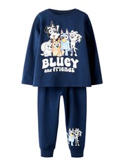 Name It Blue Bluey Top And Trouser Pyjamas Set - Image 1 of 4