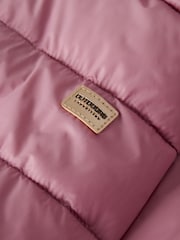 Name It Purple Hooded Puffer Jacket - Image 4 of 5