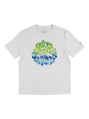 Jordan White Spr Splsh Jordan Bubble Short Sleeve T-Shirt - Image 1 of 3
