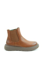 Heavenly Feet Azalea Ankle Brown Boots - Image 1 of 6