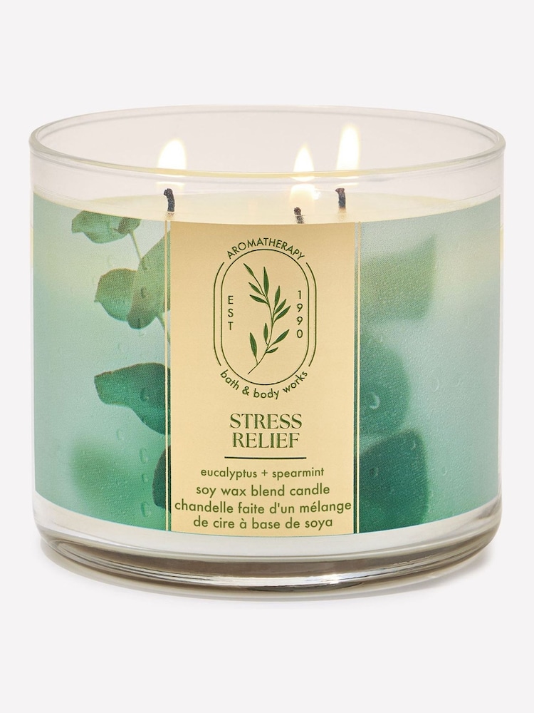 Bath & Body Works Eucalyptus Spearmint 3-Wick Candle 411g - Image 1 of 1