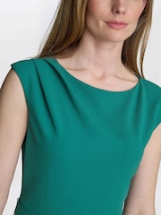 Gina Bacconi Green Mary Belted Dress - Image 4 of 4