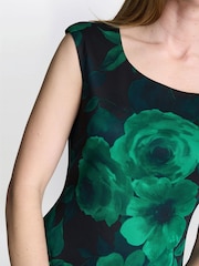 Gina Bacconi Green Candice Floral Dress - Image 4 of 5