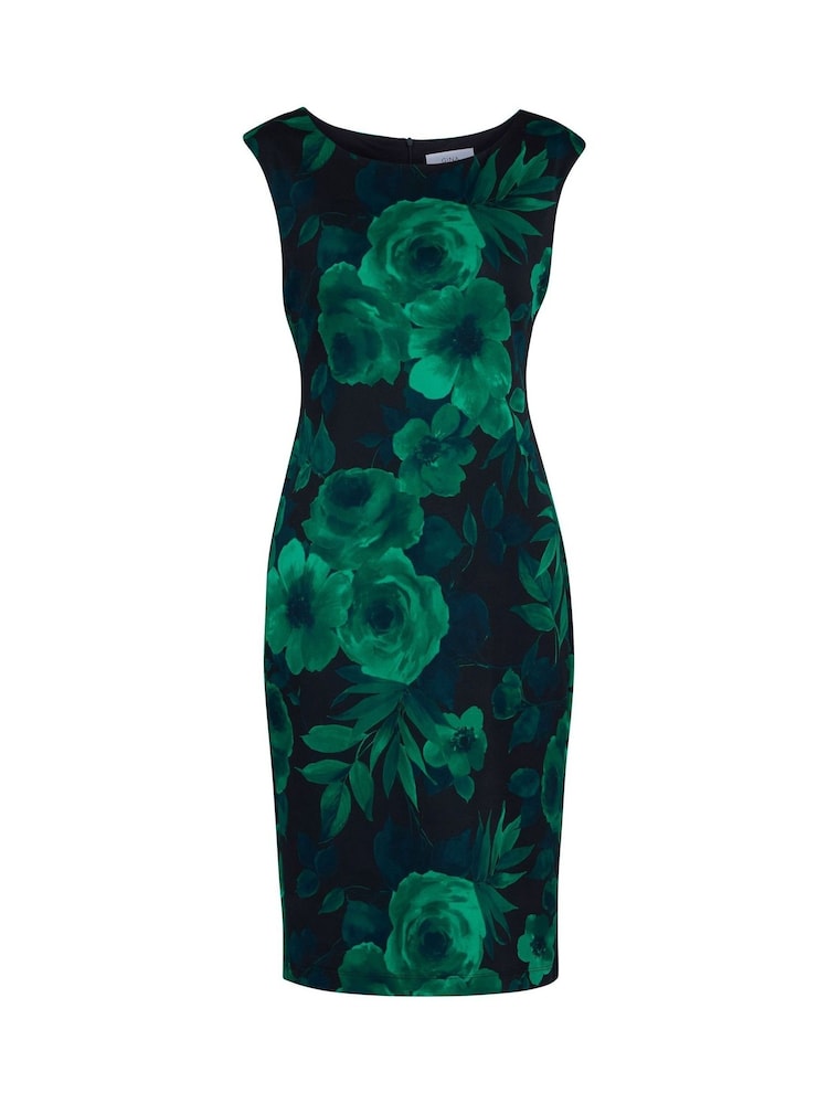 Gina Bacconi Green Candice Floral Dress - Image 5 of 5