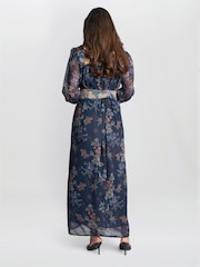 Gina Bacconi Blue Renata Boho Dress - Image 2 of 6