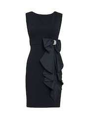 Arabella Crepe Taffeta Combo Dress - Image 5 of 5