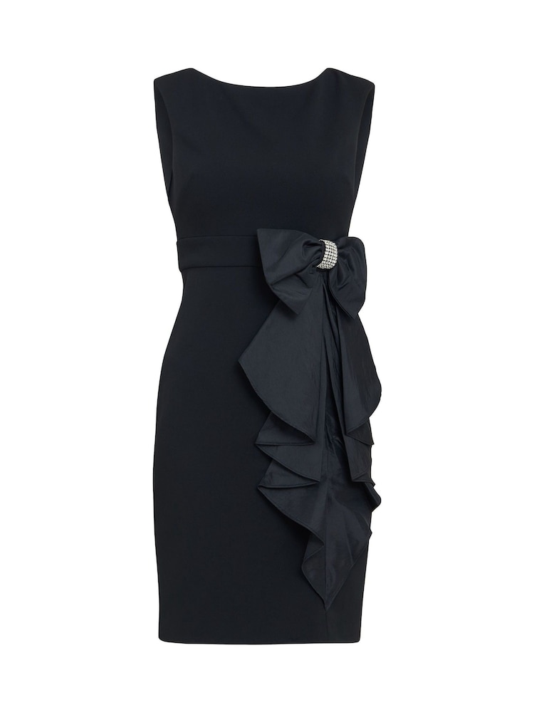 Arabella Crepe Taffeta Combo Dress - Image 5 of 5