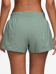 Nike Steam Green One Dri-FIT Mid Rise 3 Inch Brief Lined Shorts - Image 2 of 5