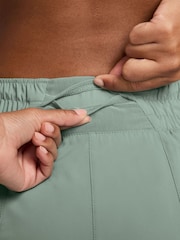 Nike Steam Green One Dri-FIT Mid Rise 3 Inch Brief Lined Shorts - Image 4 of 5