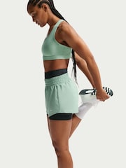 Nike Steam Green One Dri-FIT Mid Rise 3 Inch Brief Lined Shorts - Image 5 of 5