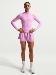 Nike Purple One Dri-FIT Mid-Rise 3" 2-in-1 Shorts - Image 1 of 6