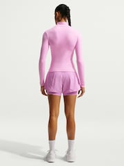 Nike Purple One Dri-FIT Mid-Rise 3" 2-in-1 Shorts - Image 2 of 6