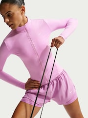 Nike Purple One Dri-FIT Mid-Rise 3" 2-in-1 Shorts - Image 5 of 6