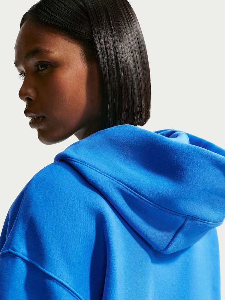 Nike Photo Blue Overhead Phoenix Oversized Fleece Hoodie - Image 5 of 5