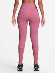 Barva roza potonike - Nike Tempo Swoosh Run z visokim pasom 7/8 pajkice - Slika 2 iz 3