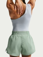 Nike Steam Green One Dri-FIT Brief-Lined High Waisted 5 Inch Shorts - Image 5 of 6