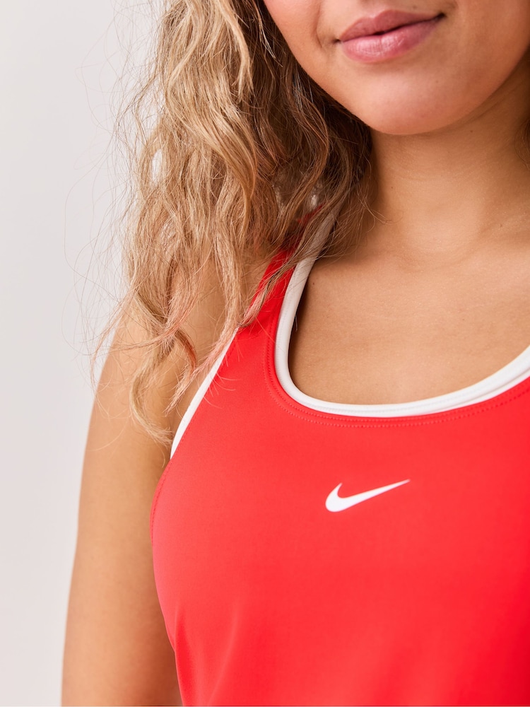Nike Crimson Red Pro Dri-FIT Tank Vest Top - Image 4 of 4