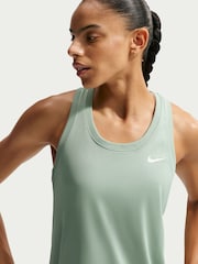 Nike Steam Green Dri-FIT Racerback Tank Vest Top - Image 5 of 5