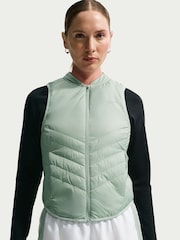 Nike Steam Green Tempo Repel Warm Running Gilet - Image 4 of 5