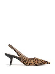 Sam Edelman Bianka Sling Regular Fit Brown Slingback - Image 1 of 7