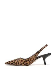 Sam Edelman Bianka Sling Regular Fit Brown Slingback - Image 2 of 7
