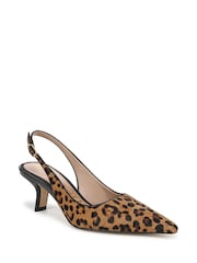 Sam Edelman Bianka Sling Regular Fit Brown Slingback - Image 3 of 7