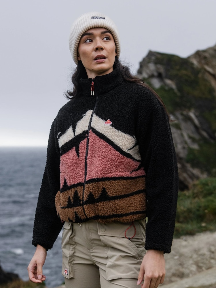 Sealskinz Newport Womens Sherpa Zip Up Black Fleece - Image 1 of 6 Sealskinz Newport Womens Sherpa Zip Up Black Fleece - Image 1 of 6