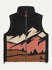 Sealskinz Rushall Womens Sherpa Zip Up Black Gilet - Image 6 of 6