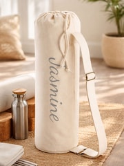 Loveabode Natural Personalised Name Carry Bag For Yoga and Pilates Mat - Image 2 of 4