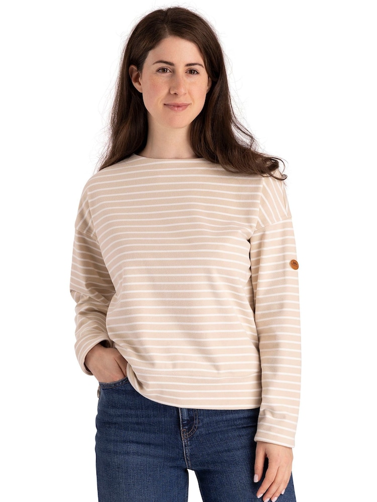 Trespass Cream Soothing Sweat Shirt - Image 1 of 5 Trespass Cream Soothing Sweat Shirt - Image 1 of 5