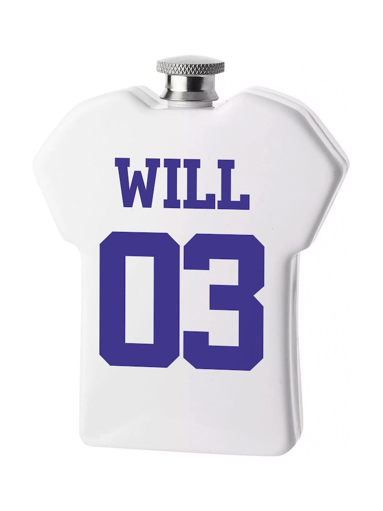 Personalised Football Hip Flask by Loveabode - Image 4 of 4 Personalised Football Hip Flask by Loveabode - Image 4 of 4