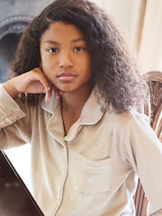 The Little Tailor Kids Luxury Soft Touch Velour Christmas Pyjamas - Image 3 of 13
