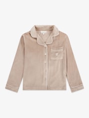The Little Tailor Kids Luxury Soft Touch Velour Christmas Pyjamas - Image 6 of 13