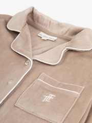 The Little Tailor Kids Luxury Soft Touch Velour Christmas Pyjamas - Image 8 of 13