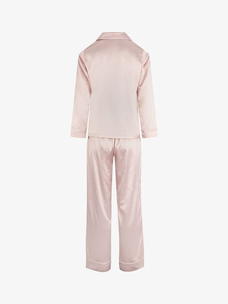 Rosa - The Little Tailor Satin Button Through Pyjamas - Imagen 12 de 12