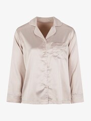 Natural - The Little Tailor Satin Button Through Pyjamas - Imagen 7 de 15