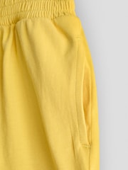 JoJo Maman Bébé Yellow & Blue Daisy 2-Pack Frill Shorts - Image 7 of 7