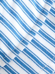 JoJo Maman Bébé Navy Stripe Bucket Hat - Image 4 of 4