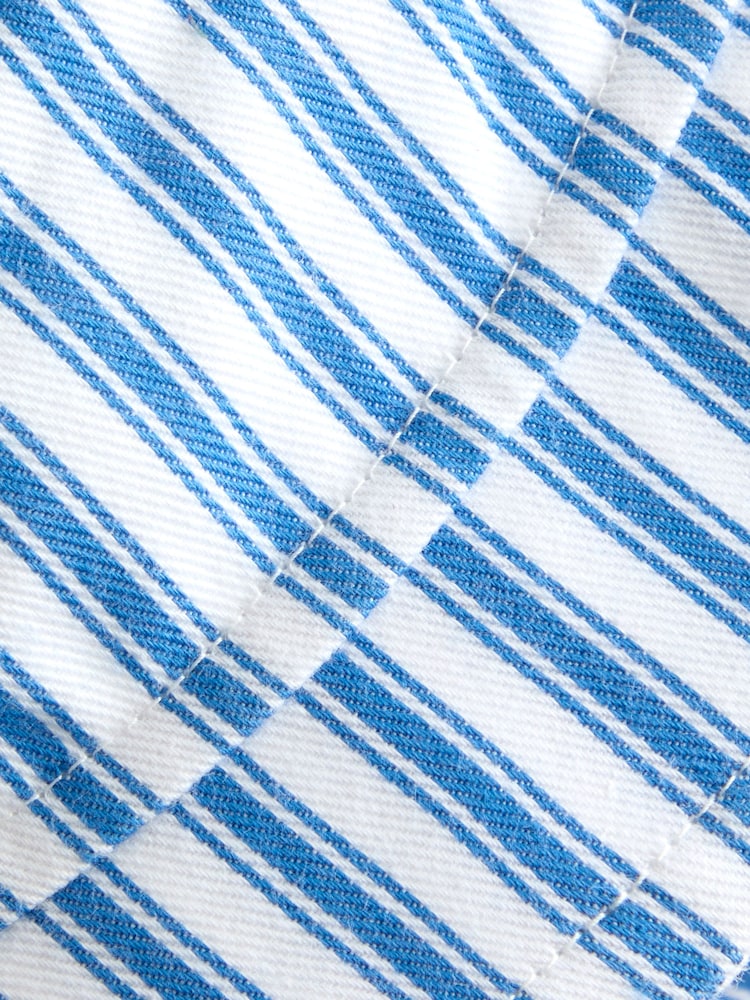 JoJo Maman Bébé Navy Stripe Bucket Hat - Image 4 of 4