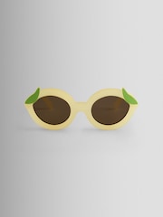 JoJo Maman Bébé Yellow Flower Sunglasses - Image 1 of 3