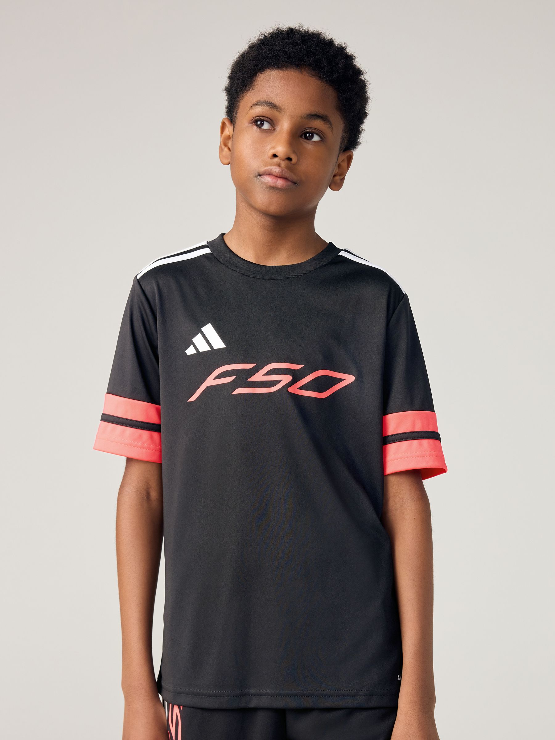 Buy adidas Black/Red F50 Jersey Short Sleeve T-Shirt from Next USA