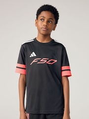 adidas Black/Red F50 Jersey Short Sleeve T-Shirt - Image 1 of 12